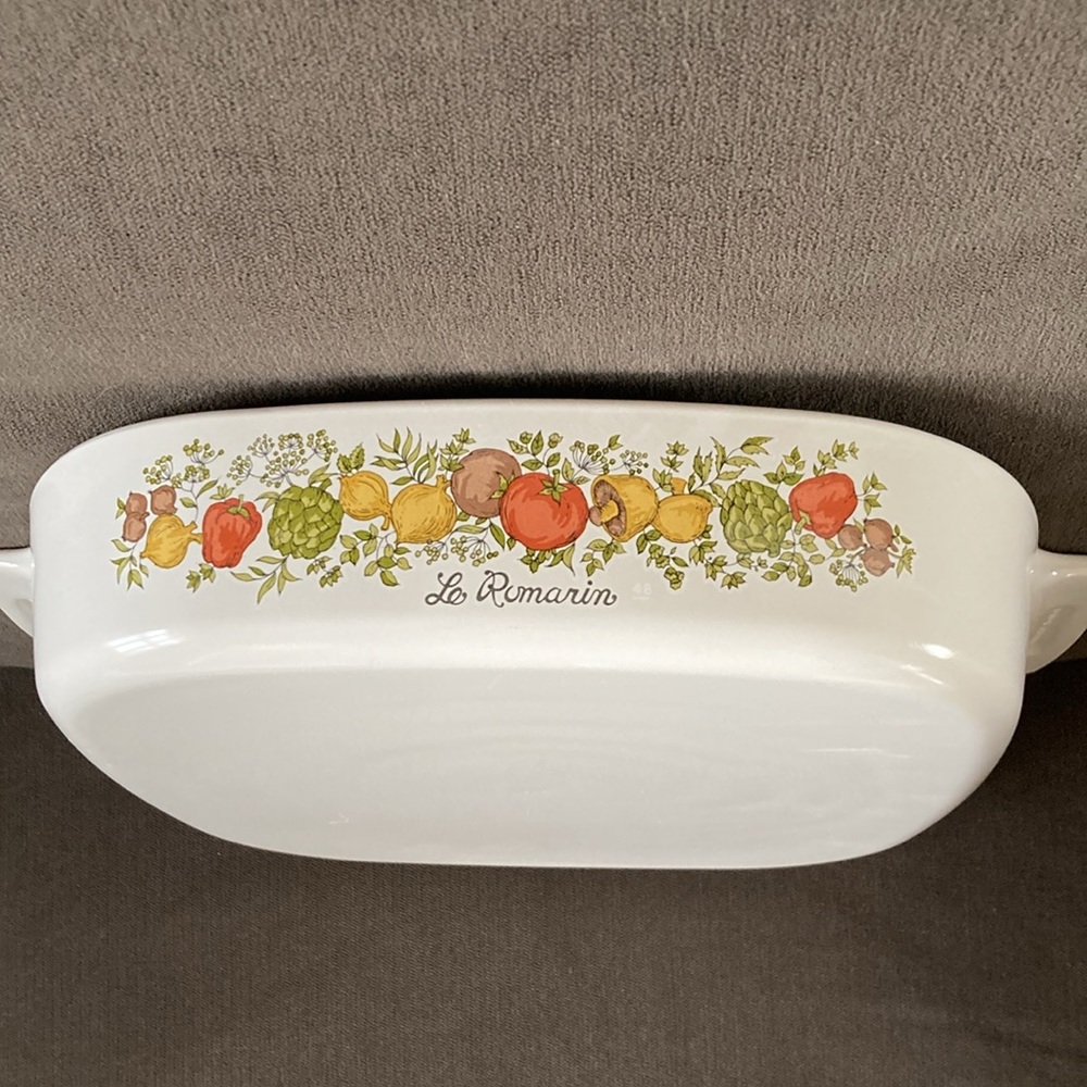Vintage Corning Ware L’Echalote Spice of Life Casserole Dish 2.5 Liter - Picture 10 of 14